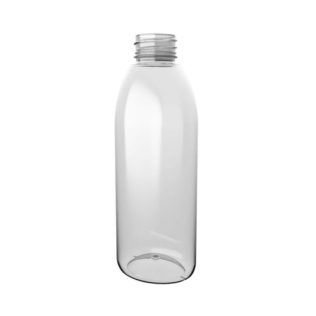 PET-Flasche EPROCARE OVAL in ovaler Flaschenform.