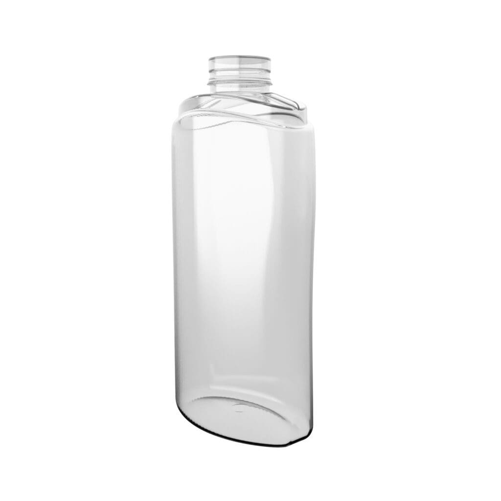 SQUEEZI-SLIM PET-Flasche mit glatter Oberfläche.