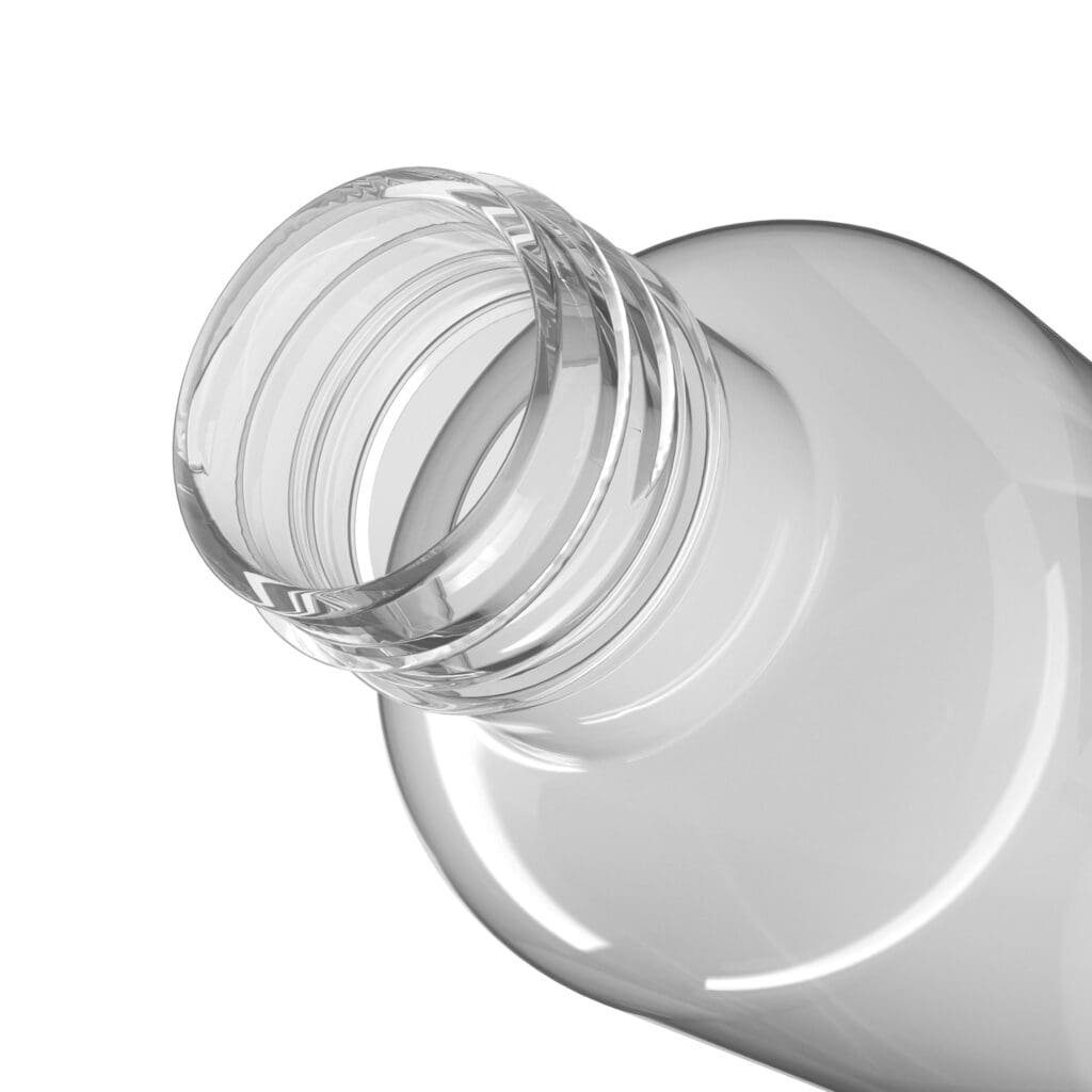 PET-Flasche OPTIMAX II von EPROPLAST zum Befüllen von Pflegeprodukten.