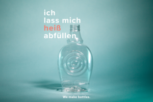 Die Maple PET-Flasche zur Heißabfüllung von Ahornsirup.